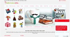 Desktop Screenshot of delhionlinegifts.com